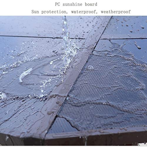 HLZY Gartenmöbel Pavillon 12x12 FT Garten Gazebo, Patio-Pavillon, Doppeldachlüftung Patio Gazebo Terrasse Zelte und… – Bild 4