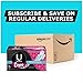 U by Kotex Ultra Thin Teen Pads with Wings, 34 Count