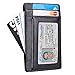 Ztotop Full Grain Leather Mens Wallet- Minimalist Slim Genuine Leather Front Pocket Wallet with RFID Blocking,Black