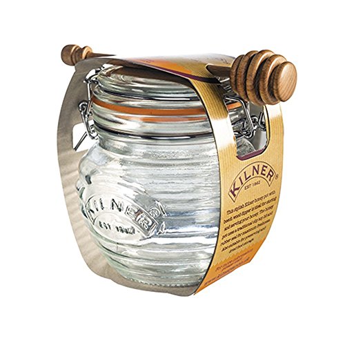 Kilner Honey Pot With Dipper, 13.5 Fluid Ounces