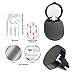 AOPETIO Cell Phone Finger Ring Stand Holder,[1 Set] Rotation Metal Round Ring Hand Grip Kickstand, for Magnetic Car Phone Vent Mount