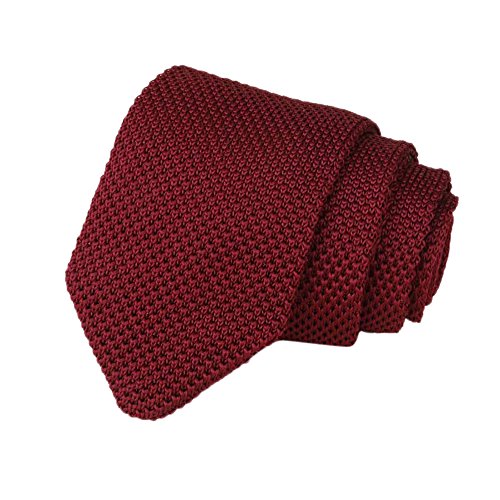 Gifts for Men ! Charberry Mens New Knit Tie Men Knitted Crochet Stripe Necktie Wedding Party Classic Neck Ties (G)