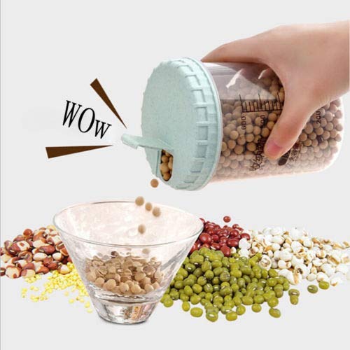 2018 Plastic Food Cereal Grain Bean Rice Storage Box Container Cases 300 1800ml - Storage Bottles Jars - Thumbnail 3