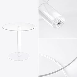 KVMORZE Acrylic Cake Stand, Clear Round Cupcake