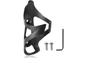 Gazeer 1 Pack Ultra-Light Full Carbon Fiber Water Bottle Cage, Bike Water Bottle Holder Brackets for Road & Mountain Bike