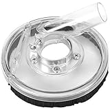 Dust Shroud Cover Fits Angle Hand Grinders 80-125mm Clear Vacuum Dust Shroud Dry Grinding Cover