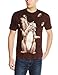 The Mountain Men's Nut Juggler Adult T-Shirt, Brown, Large