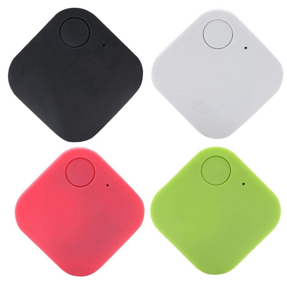 Riloer 4pcs Kids Pets Keys Tracker Mini Bluetooth GPS Car Motor Locator Finder Device Smart GPS Tag Key Finder Alarm Location Tracker For Kid Pet