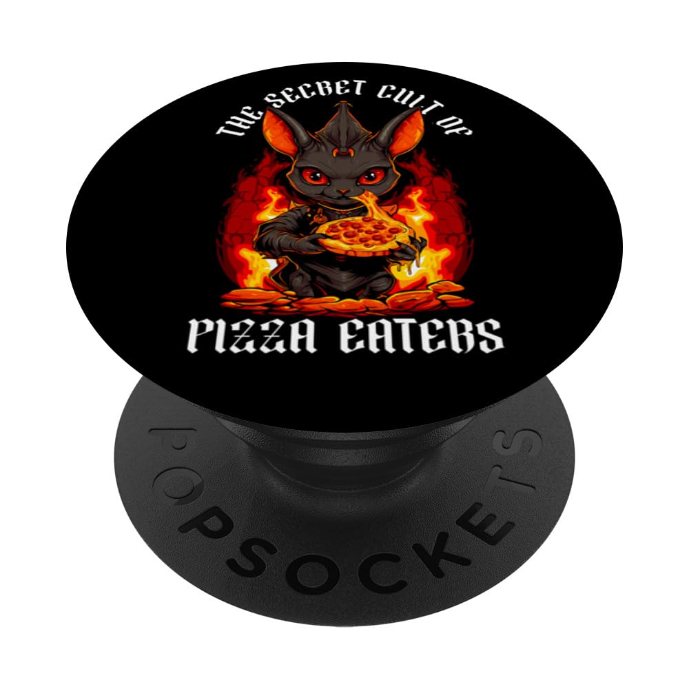 Gothic Pizza The Secret Cult of Pizza Eaters PopSockets Swappable PopGrip