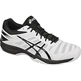 ASICS Men's Gel-Solution Slam 3 Tennis Shoe, White/Black/Silver, 10 M US