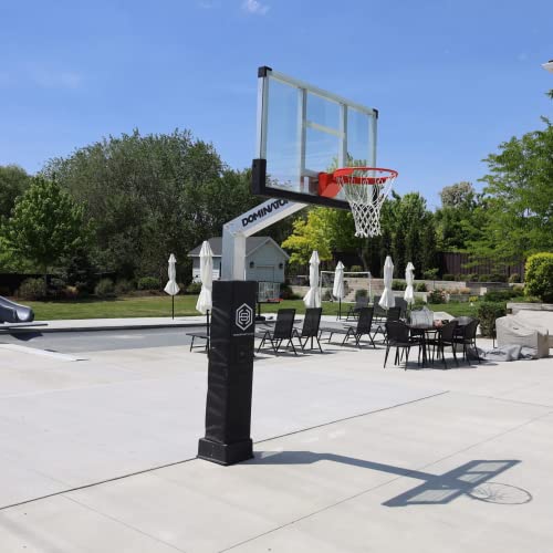 Dominator Premium Inground Adjustable Basketball Hoop 60" Backboard w/ 3' Overhang Aluminum