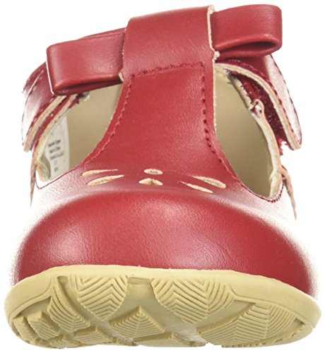 Baby Deer Girls' 0006084 Mary Jane Flat, Red, 8 Child US Toddler
