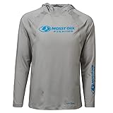 Mossy Oak Men's Lightweight Sun Hoodie, Hooded