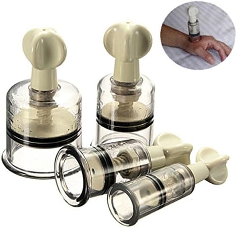 Qingdao 4 Pieces Twist Rotary Cupping Set Nipple Enlargement NO-Pump Suction Enlarger Body Massage Cups Vacuum Kits
