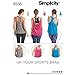Simplicity Creative Patterns 8338 Misses' Knit Sports Tops with Back Variations, Size A (XXS-XS-S-M-L-XL-XXL)