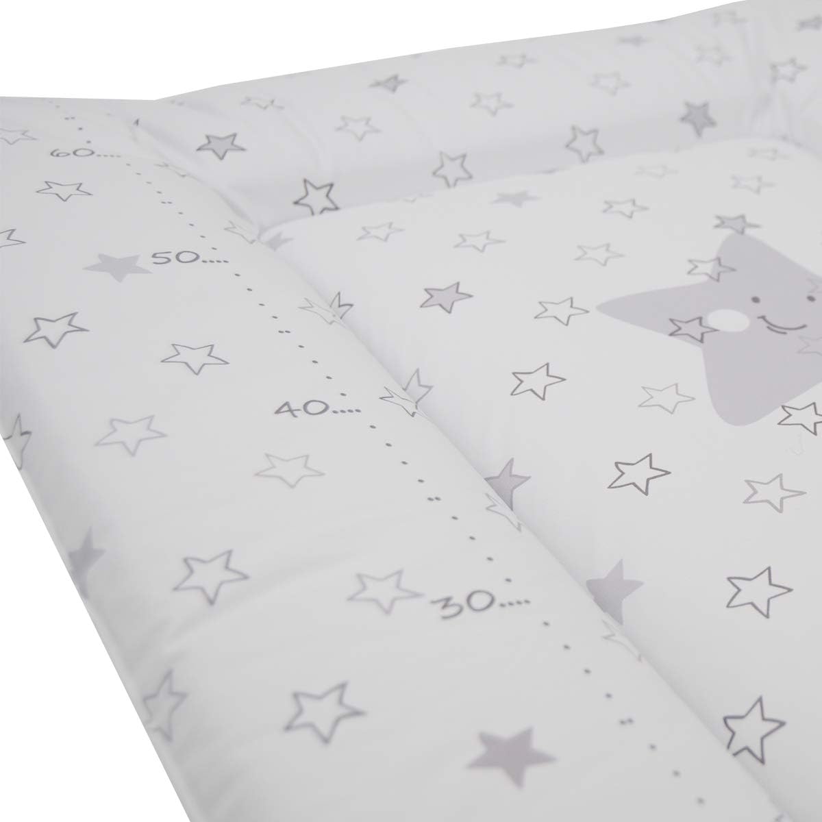 Babycalin Matelas A Langer Confort Etoile Grise 50 X 70 Cm Avec Toise Imprimee Amazon Fr Bebes Puericulture