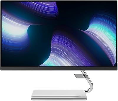Lenovo Q24i-20 23.8" FHD IPS Monitor AMD FreeSync Height Adjustable Stand Black