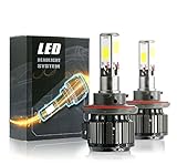 120W 12000LM LED Headlight High/Low Beam Fog DRL Conversion Kit Light Bulbs 6000K White 3 Year Warranty (H13)