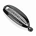 16cm Long Black Colour Fish Tail Design Hair Banana Clip.