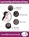 Fyonas Hair Long Wavy Lace Front Wigs for Women Natural Looking Wave Guleless Wig Half Hand Tied Heat Resistant Synthetic Fiber (24 Inch,Black Color)