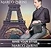 Marco Zarini Crossbody Bag For Men Eco Leather Briefcase Shoulder Bag Messenger Bag For iPad Mini (Black)