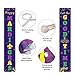 Dazonge Mardi Gras Decorations | Happy and Let Good Time Roll Porch Banners for Home Decor | Mardi Gras Accessories for Party | Carnival Party Supplies