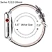 baozai Compatible with Apple Watch Band 40mm, Smooth Soft Glitter Leather Band with Diamond Protector Case for iWatch Series 6/5/4/SE (Black, 40mm)