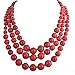 Jane Stone 3-Layer Pearl Necklace Bubble Necklace Illusion Necklace Wedding Bridal Jewelry(Fn0659*)