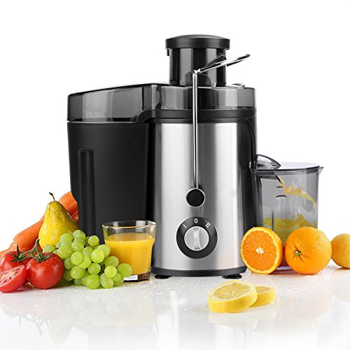 Professional Automatic Home Fruit Juicer Vegetable Juicer, Detachable Centrifuge Electric Juicer Extractor Stainless Steel for Kitchen Home