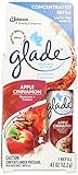 Glade Sense & Spray Automatic Air Freshener Refill, Apple Cinnamon, 0.43 oz