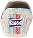 BOBS from Skechers Women's Plush-Lil Fox Flat, Aztec Off White, 8.5 M US