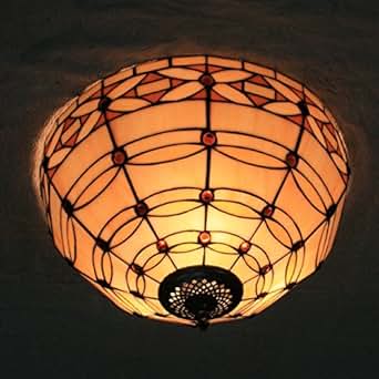 ETERN 16-Inch European Retro Royal Style Stained Glass ...