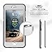 Zizo ION Series Compatible with iPhone 6S Plus Case Military Grade Drop Tested with Tempered Glass Screen Protector iPhone 6 Plus Case Silver Clear