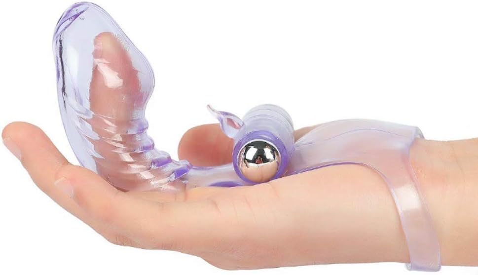 Massage Moving Glove of Pleasure Fingering Clear Toy