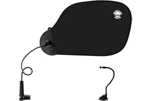 CKAGF Office Desk Shade and Cubicle Shade: Blocks Light, Glare, and Disturbances. Professional, Adjustable Working Office Cubicle Accessories. Black