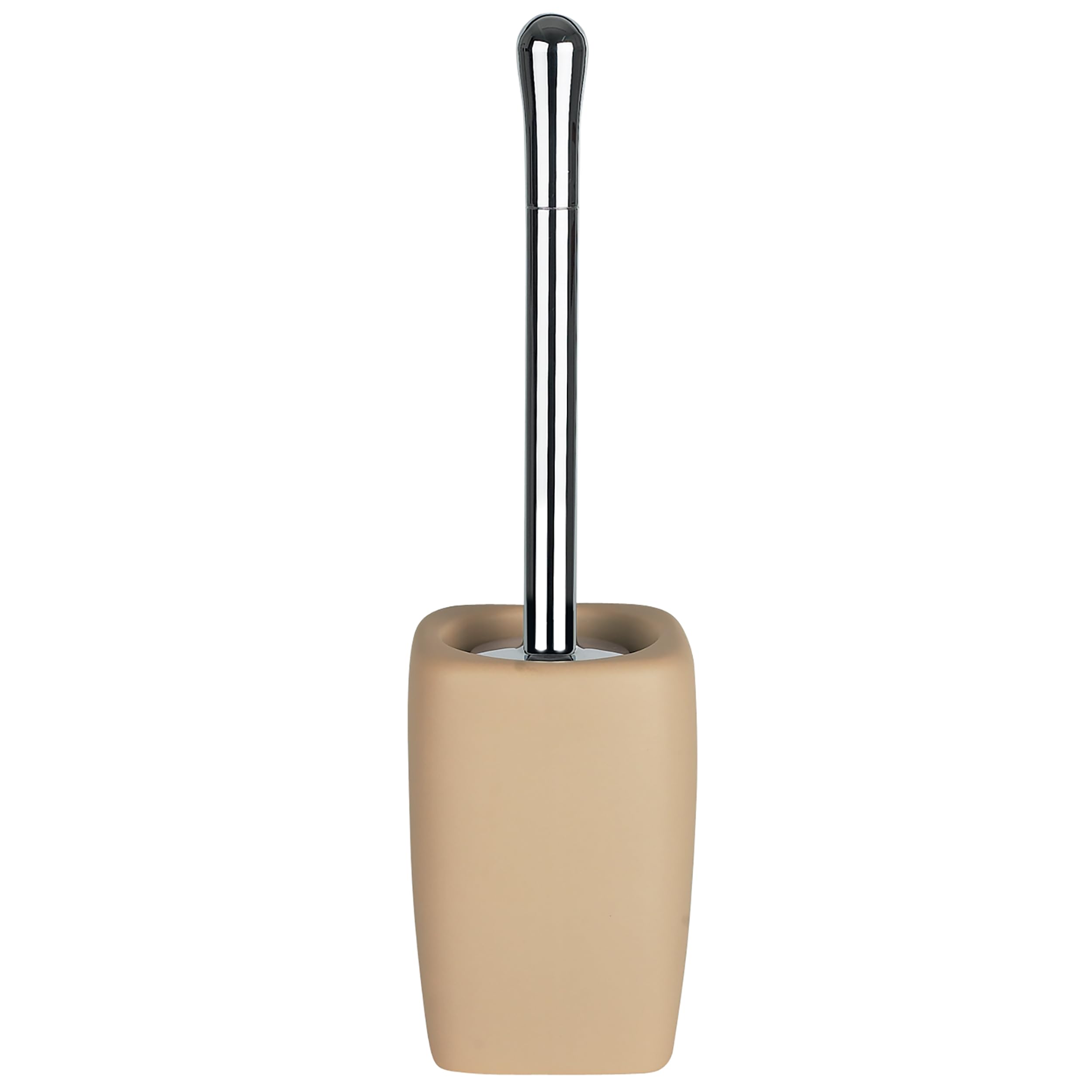 Spirella Retro Toilet Brush Stoneware Beige Height 42 cm x Width 11.5 cm