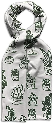 Cute Watercolor Plants Children Gift Neck Smooth Long Wrap Scarf