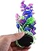 uxcell 8.3 Inch Purple Green Plant Decoration for Aquarium Landscaping