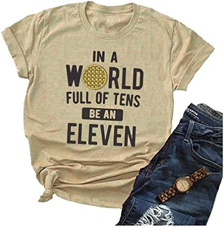 Stranger Things T-Shirt Womens Funny Graphic Tees Summer Casual Tops