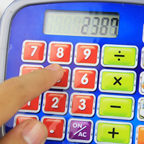 image for Electronic Kids Cash Register Moonvvin Pretend Play Supermarket Shop T