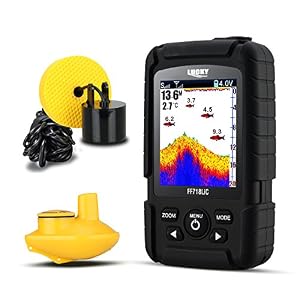Lucky Ecosondeur Pêche Sondeur De Poisson Fish Finder 100m De Sonarprofondeur Fishfinder