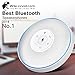 Bluetooth Speakerphone - eMeet M2 White Conference Speaker for 5-8 People Business Conference Phone 360º Voice Pickup 4 AI Microphone Self-Adaptive Conference Call Speaker Skype, Webinar,