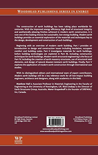 image for Brand: Woodhead Publishing Modern Earth Buildings: Materials, Engineer