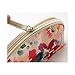 Marble Makeup Bag Travel Cosmetic Case Organizer Portable Large Toiletry Bags with Brushes Holder PU Gold Zipper Make-up Storage Pouch for Women,White (Flowers)