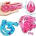 24 Pack Easter Egg Slime Putty Glitter Crystal Soft Eggs Slime DIY Kit Sludge Toy Fluffy Stretchy Stress Relief Classroom Easter Party Favor for Kids