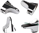 nasuniaoda 2x Glass Shelf Support Adjustable Polished Chrome Wall Mount Bracket view 6