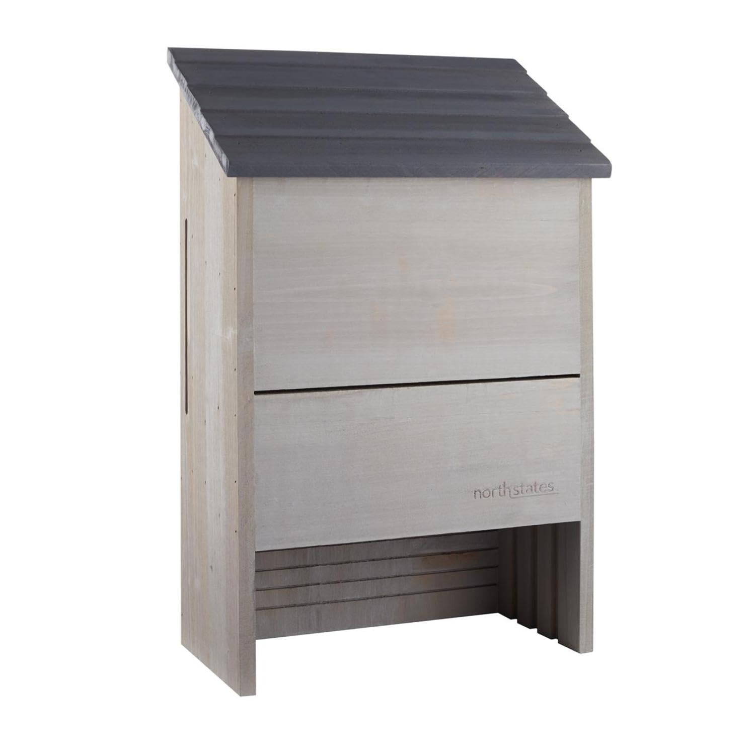 Photo 1 of North States Large Outdoor Bat House and Nursery, 6. 5" x 12" x 18. 25" high, Light Gray. Holds 300 Bats