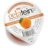 Gelatein 20 Orange: 20 Grams of Protein. Sugar Free. Ideal for Clear Liquid Diets, swallowing Difficulties, bariatric, Dialysis and Oncology. Great pre or Post-Workout Snack. (36 Pack)