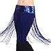 Pilot-trade Lady's Belly oriental Dance Fringe Tassel Brilliant Hip Scarf Belt Skirt