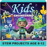 STEM Engineering Science Project Kit for Kids 8-12 Build Educational Gift | DIY Electric Motor Gifts for Boys and Girls, Robotics Experiment Kits for Kids 8-14 Teen Birthday Present Project, STEM Toys